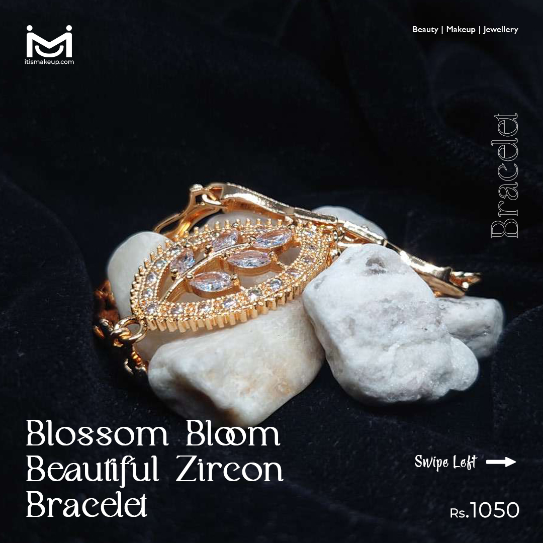 Blossem Bloom Beautyful Zircon bracelet