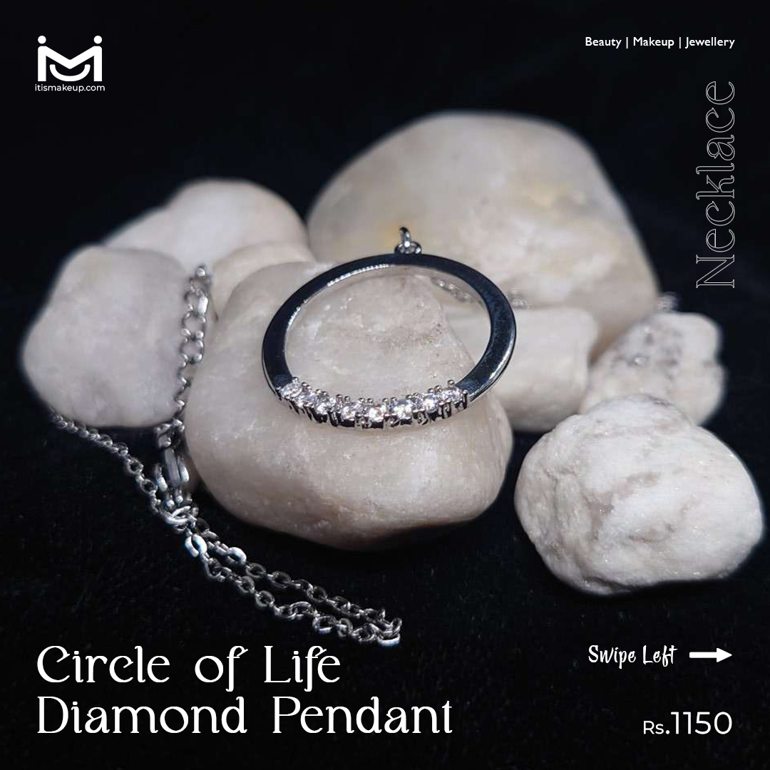 Circle of Life Diamond Necklace Pendant in Pakistan for Sale