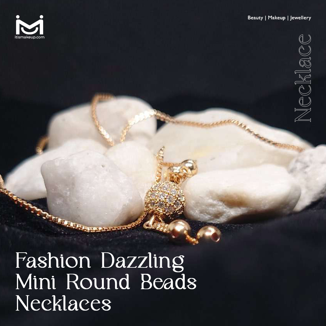 Fashion Dazzling Mini Round Beads Necklaces Sale In Pakistan