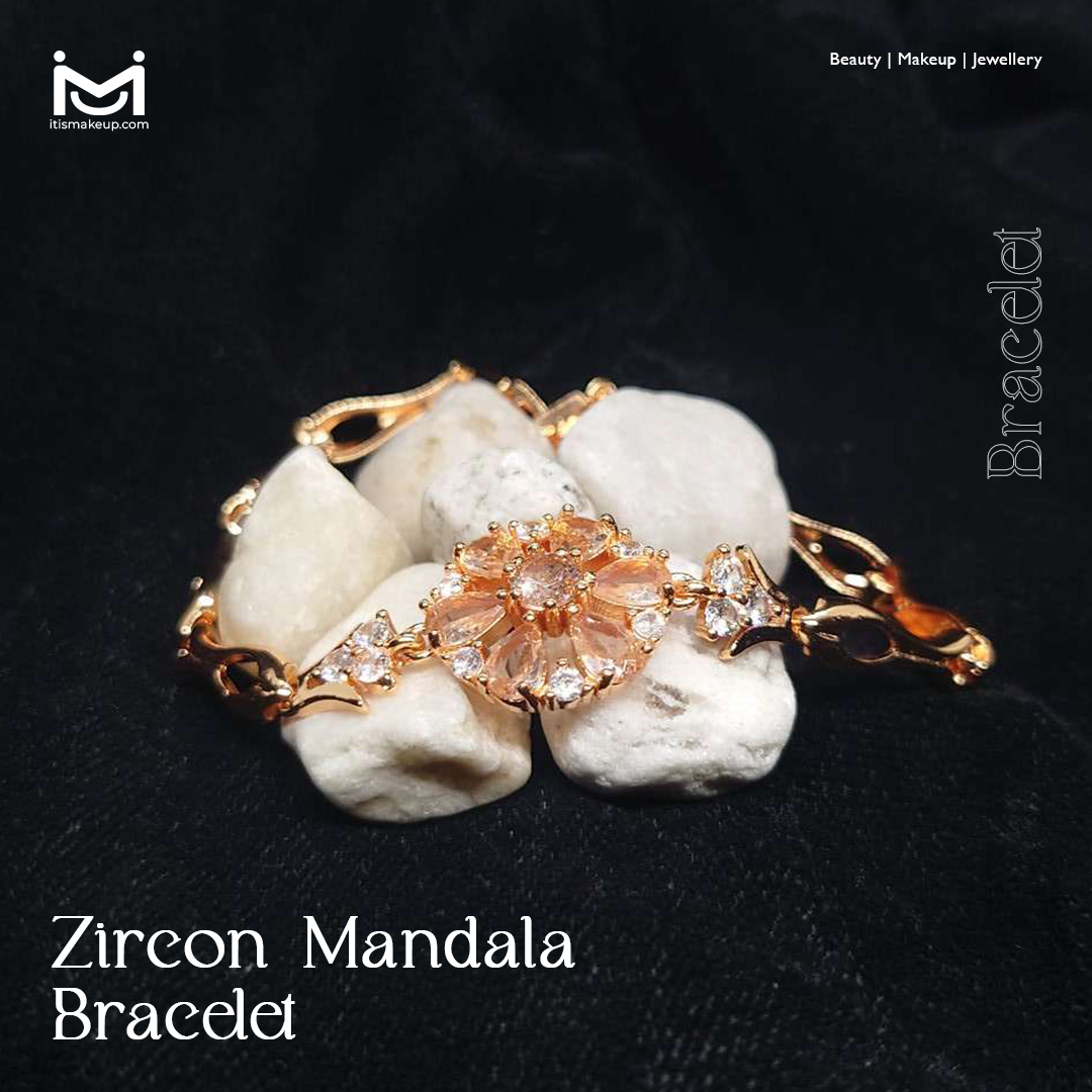 Zircon Mandala Bracelet